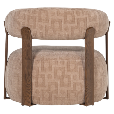 WOOOD Foon Fåtölj med 3D-Strukturerad Sandfärg