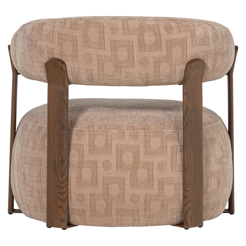 WOOOD Foon Fåtölj med 3D-Strukturerad Sandfärg