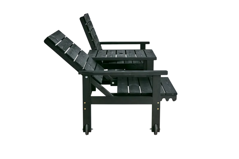 Brafab DU o JA 2-sitssoffa Svart