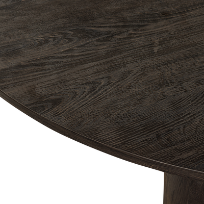 WOOOD Maan Soffbord MDF Mörkbrun 35xØ100 cm