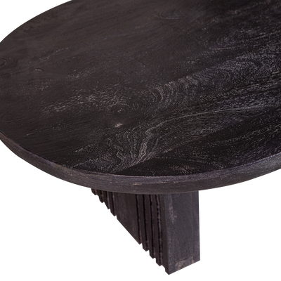 WOOOD STEPPE Soffbord i Mango Trä Svart