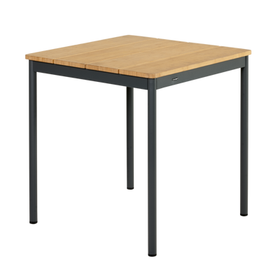 Brafab Nox Bistro bord 70x70 - Bambu/Antracit