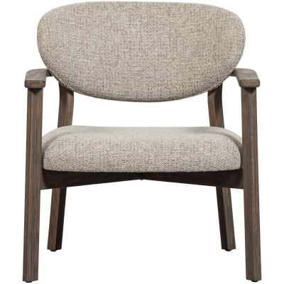 WOOOD Udar Fåtölj Natur med Träram Brun