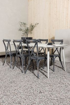 Venture Home Lina Rektangulär Matgrupp