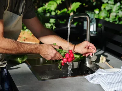 Brafab Fornax Utekök Vask/Kran Svart/Grå