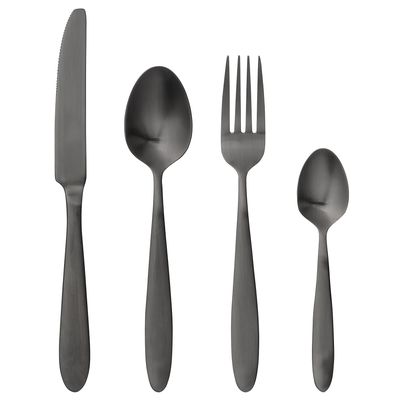 Bloomingville Frea Cutlery, Svart, Stainless Steel - 12-pack