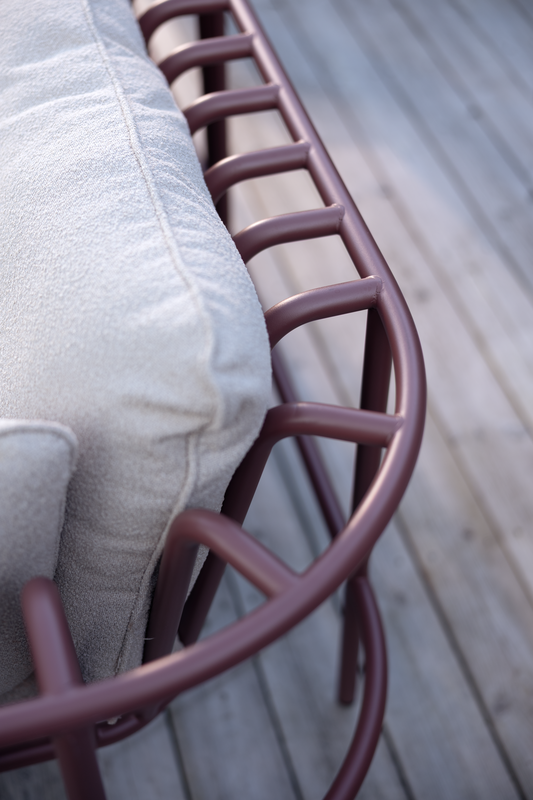 Brafab Collier Hörndel Zin Röd / Teddy Beige