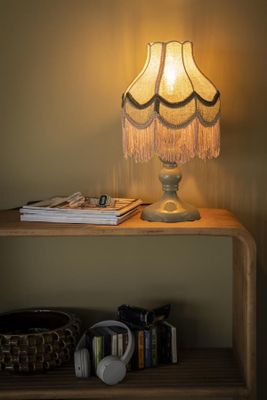 By Boo Bordslampa Fringaloo Grön