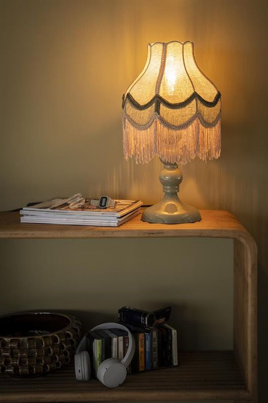 By Boo Bordslampa Fringaloo Grön