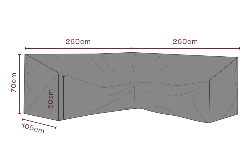Brafab Möbelskydd Hörnsoffa 260/260x70 cm Premium