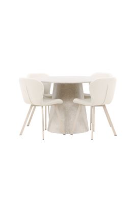 Venture Home Matbord Lanzo med Lilja Stol