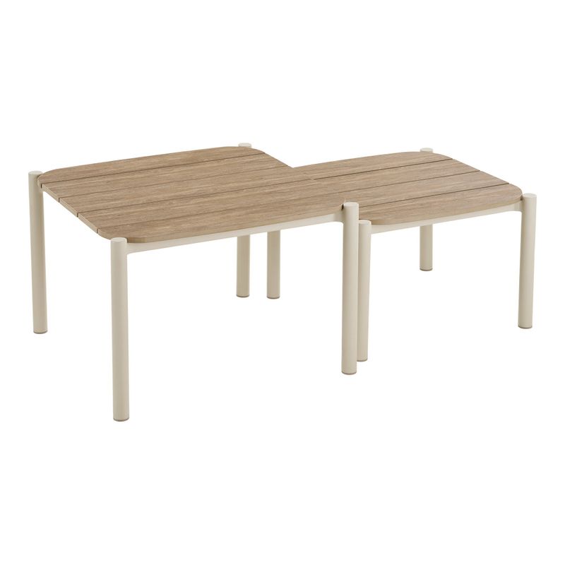 House Nordic Abela Loungeset Sand/Naturell
