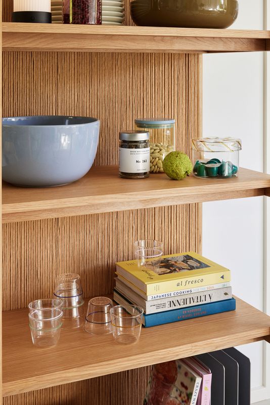 Hübsch Heritage Hyllenhet Stor Natur 75x44xh162cm