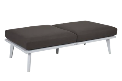 Brafab Villac 2-sits modul vit/brun