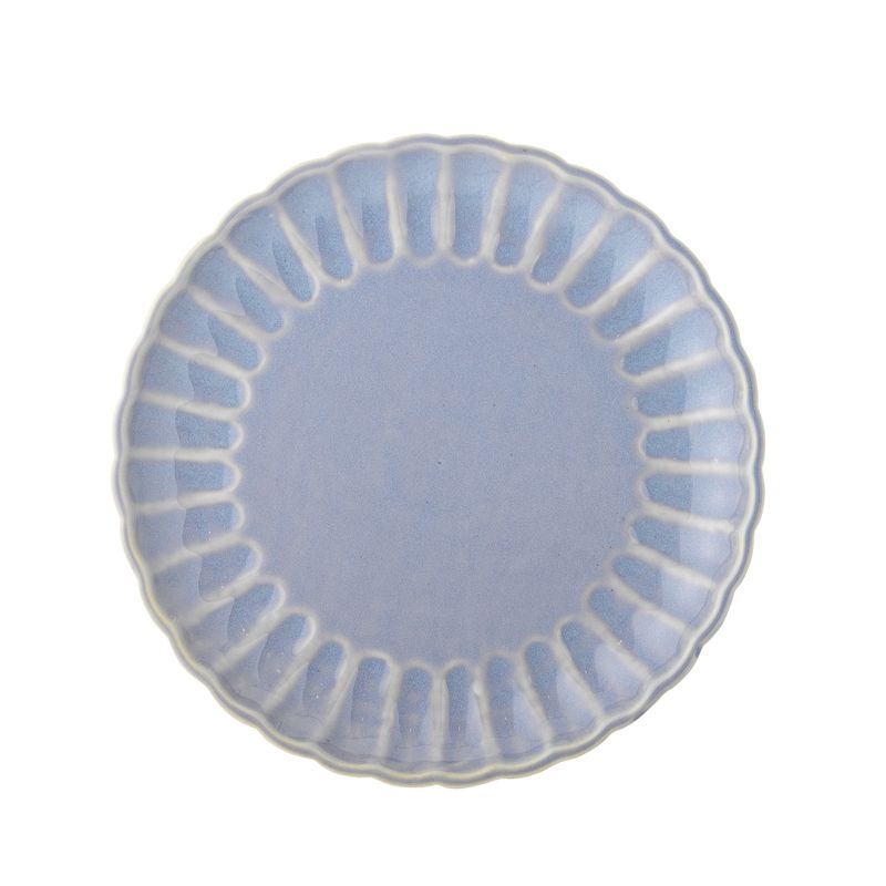 Bloomingville Latina Tallrik, Blå, Stengods 20 cm 6-pack
