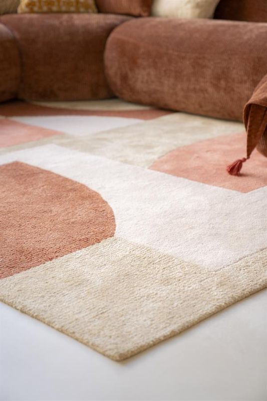 By Boo Kazi Matta 190x290 cm - Terracotta