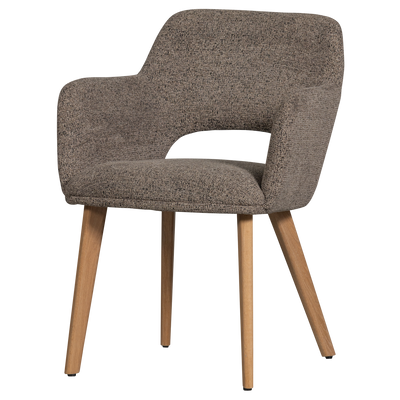 WOOOD Murat Matstol Mullvad med Träben 2 st