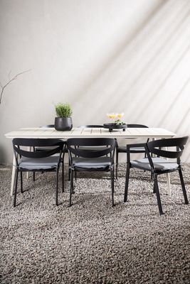 Venture Home Lina Rektangulär Matgrupp