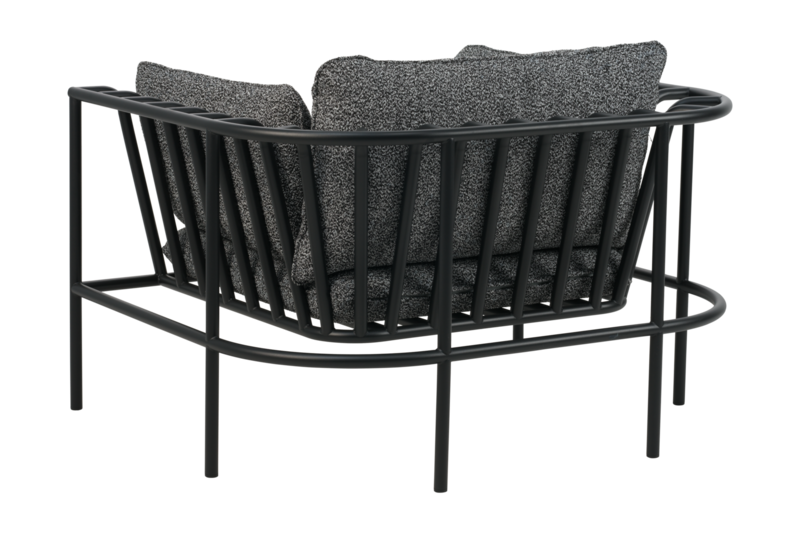 Brafab Collier Fåtölj Svart / Teddy Black