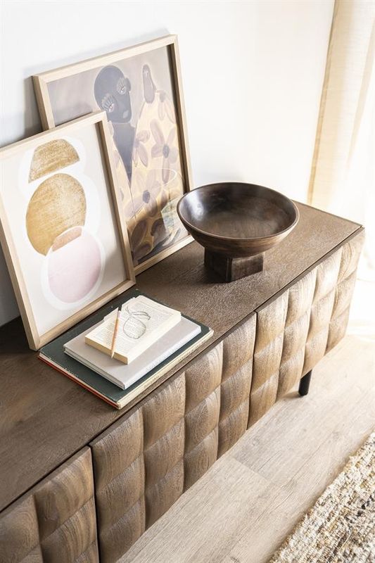 Eleonora TV-bänk Felix 214 cm Brun