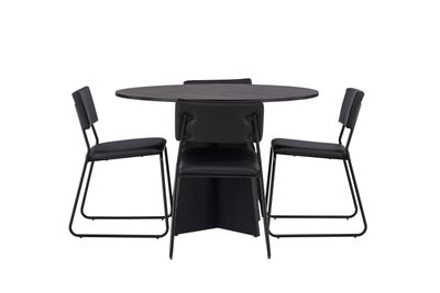 Venture Home Matgrupp Bootcut med 4st matstolar Kenth