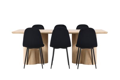 Venture Home Olivia Matbord med Polar Matstol