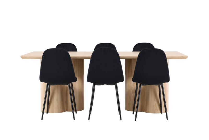 Venture Home Olivia Matbord med Polar Matstol