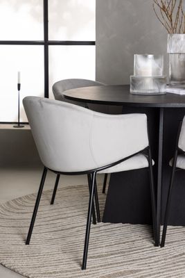 Venture Home Matgrupp Bootcut med Evelina stolar