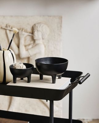 Nordal FULDA Rullbord i Järn - Svart