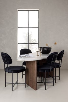 Venture Home Matgrupp Grönvik med Stolar Stella