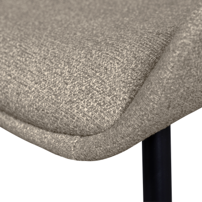 WOOOD Parade Matstol i Melangetextil Sand 2 st