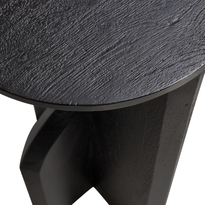 WOOOD Kioni Smal Sidobord i Svart Akaciahus