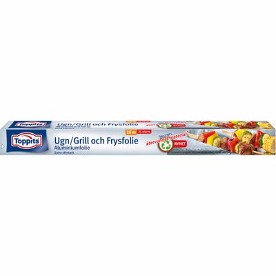 Toppits Ugn, Grill&Frysfolie 44cmX10m  (Obs 12st DFP)
