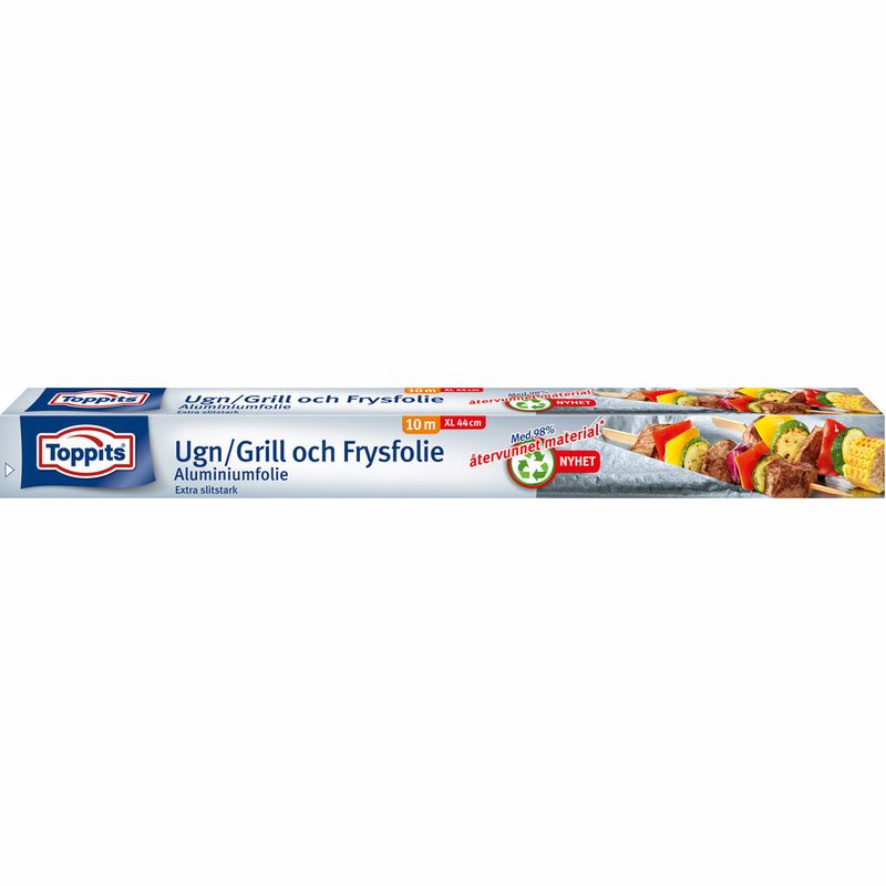 Toppits Ugn, Grill&Frysfolie 44cmX10m  (Obs 12st DFP)