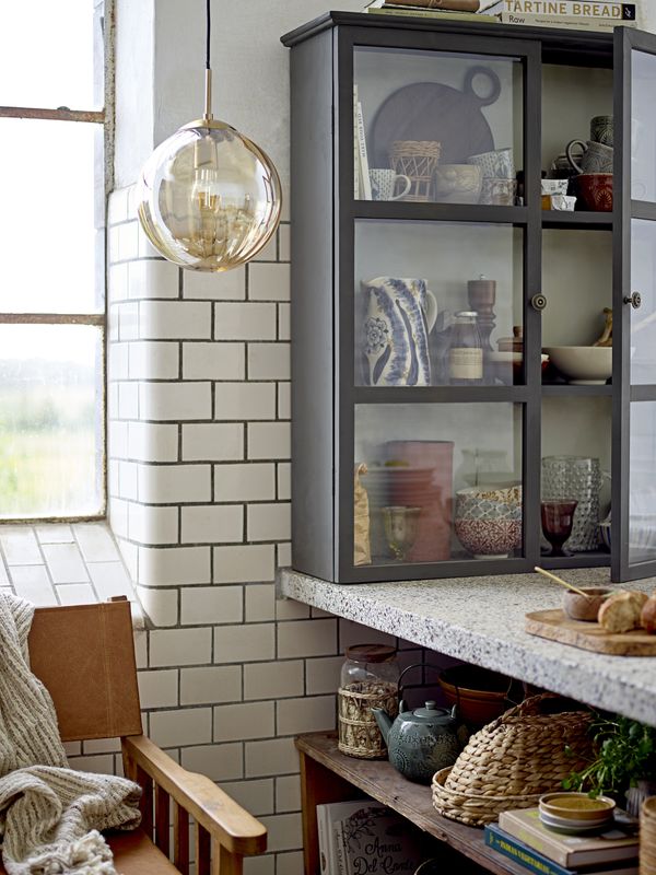 Bloomingville Tone skåp, grå, granträ