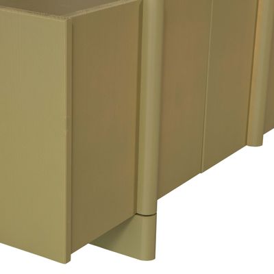 WOOOD BASU TV-Bänk 200 cm Furu Mossgrön