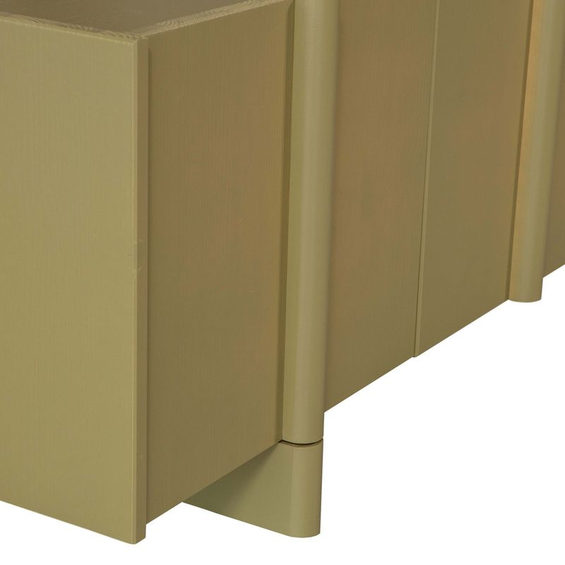 WOOOD BASU TV-Bänk 200 cm Furu Mossgrön