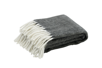 Brafab Handzame Pläd Ljusgrå