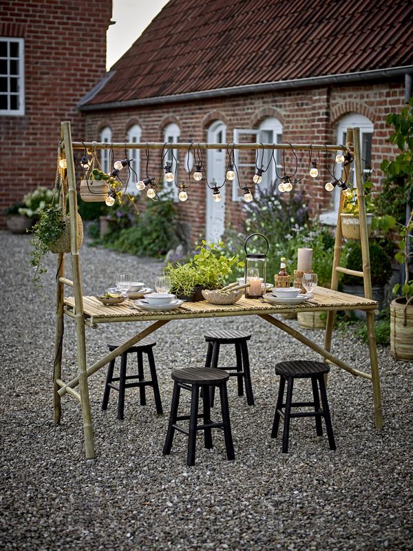 Bloomingville Calen Dinnerware Set, Blå, Stengods