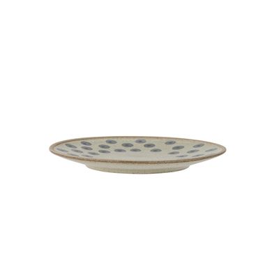 Bloomingville Tinni Tallrik, Blå, Stengods - 12-pack
