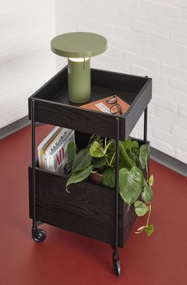 Hübsch Fresh Rullvagn Svart 42x41xh68cm