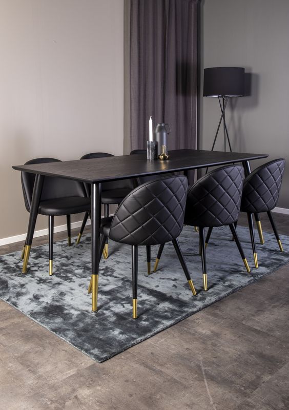 Venture Home Matgrupp Dipp med stolar Velvet