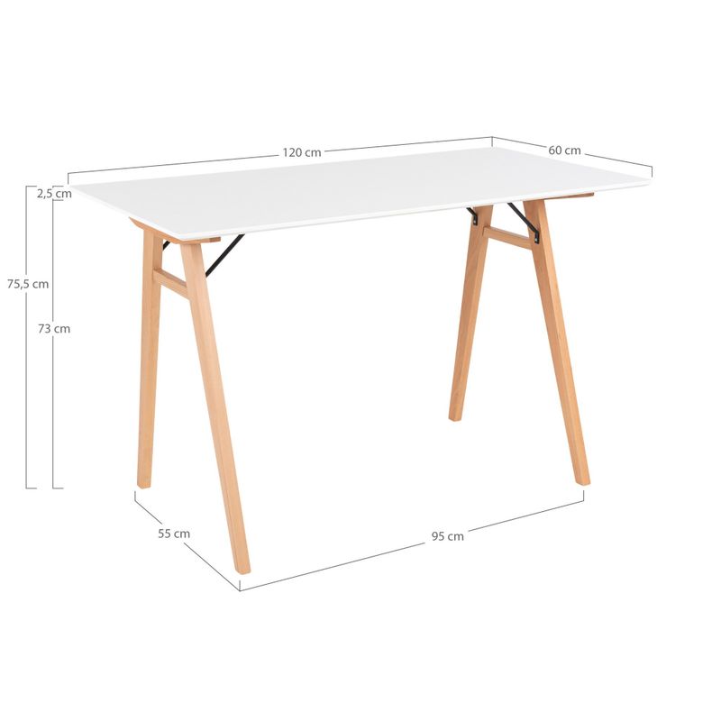 House Nordic Vojens Skrivbord Vit