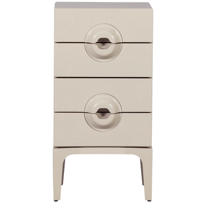 WOOOD MERGE Byrå med 4 Lådor i Eucalyptusträ Greige