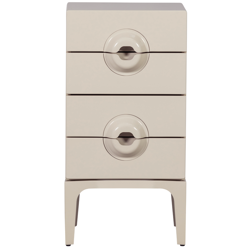 WOOOD MERGE Byrå med 4 Lådor i Eucalyptusträ Greige