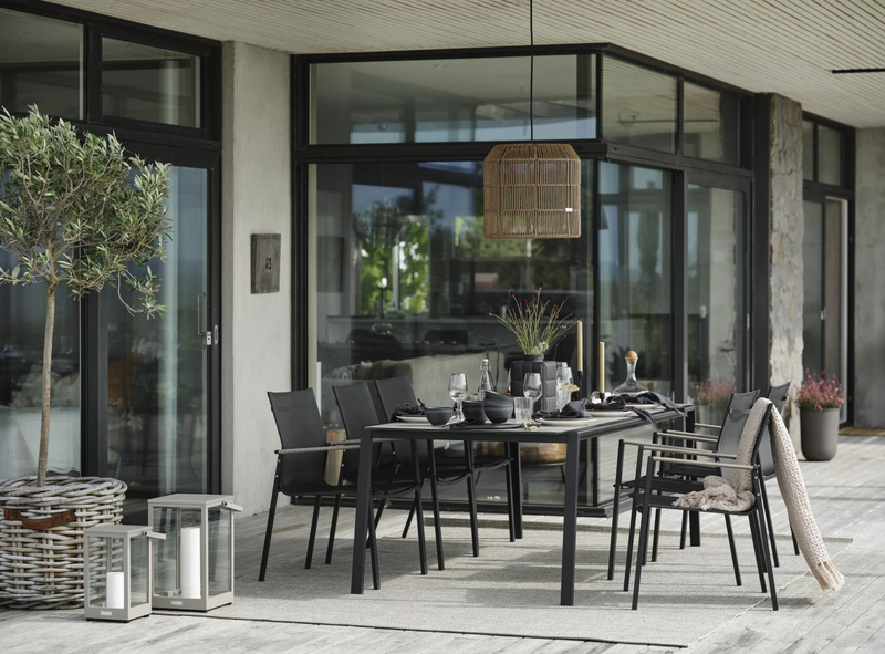 Brafab Lyra Matbord 100x220 cm med Glas