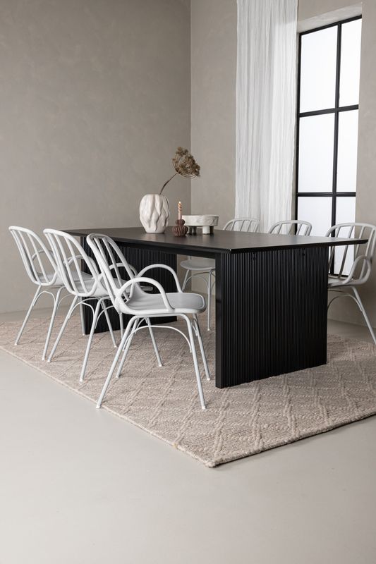 Venture Home Matgrupp Vail med Dyrön-stolar