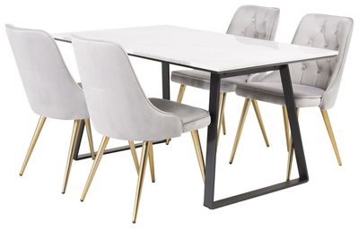 Venture Home Estelle Rektangulär Matgrupp