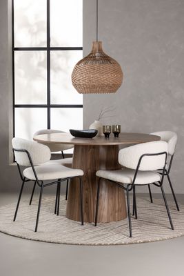 Venture Home Matgrupp Lanzo med stolarna Chico