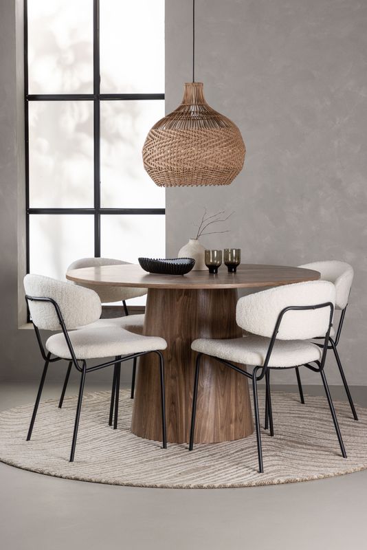 Venture Home Matgrupp Lanzo med stolarna Chico